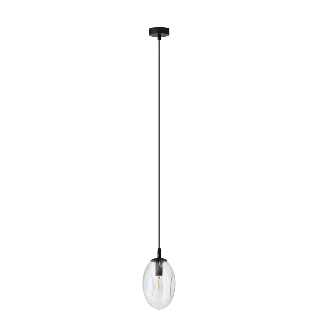 Emibig Visilica ASTRAL 230V 10W MAX LED E14 Čelik/ Staklo Crna - Slika 2