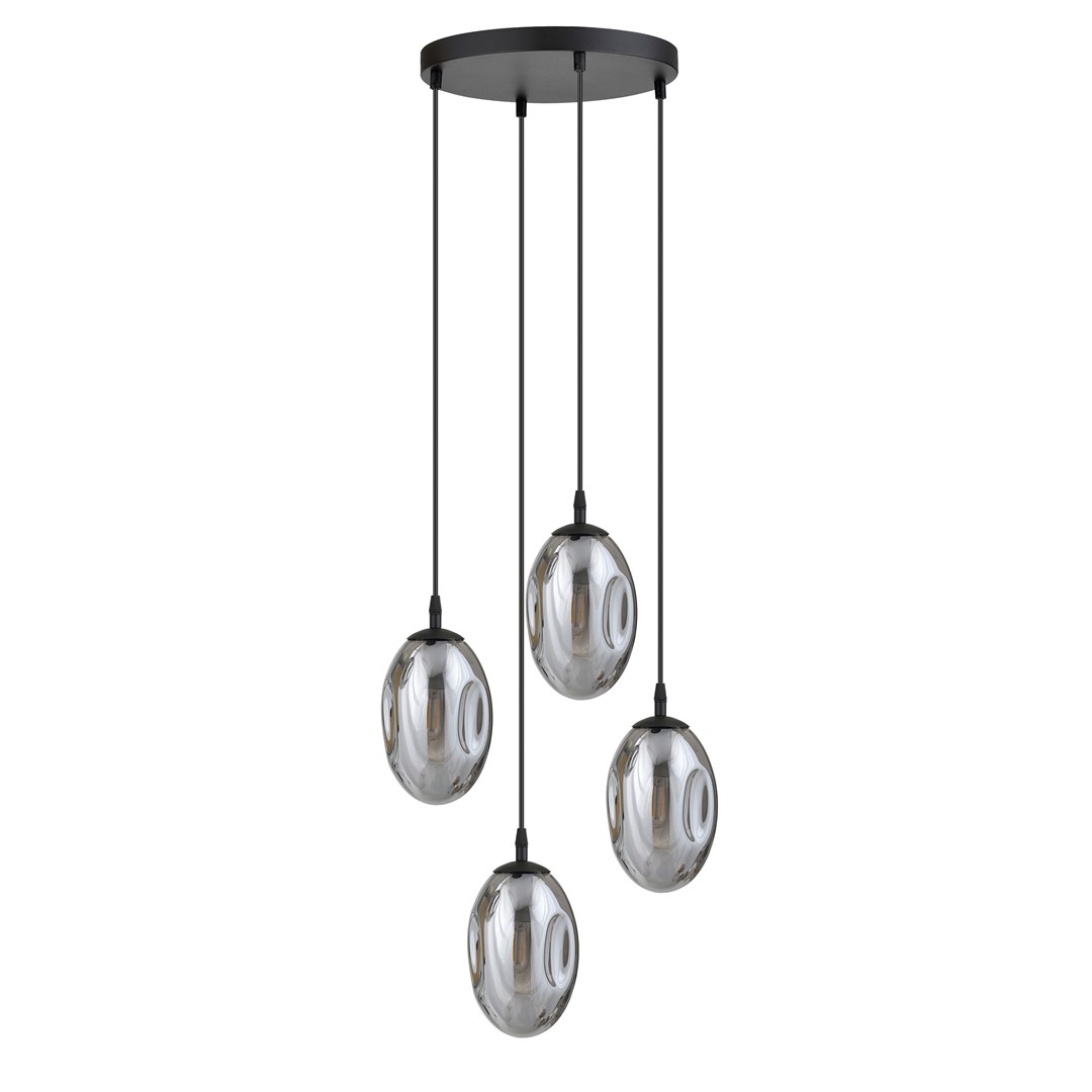 Emibig Visilica ASTRAL 230V 10W MAX LED E14 Čelik/ Staklo Crna - Slika 2
