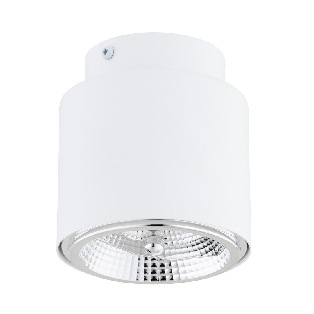 Emibig Stropna svjetiljka NANO 230V 12W MAX LED GU10 AR 111 Čelik Bijela - Slika 2