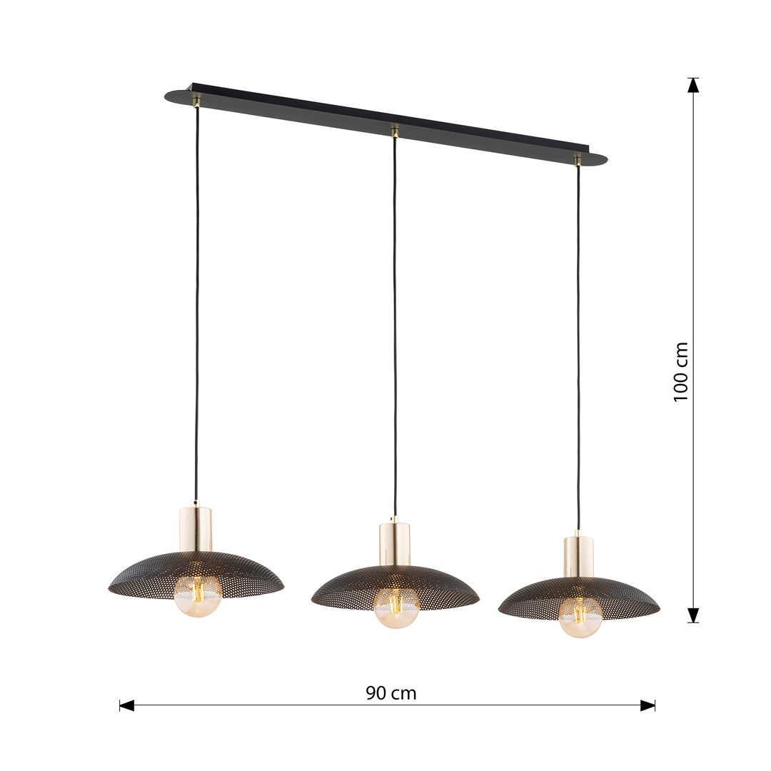 Emibig Luster SPIRIT 230V 15W MAX LED E27 Čelik Crna - Slika 6