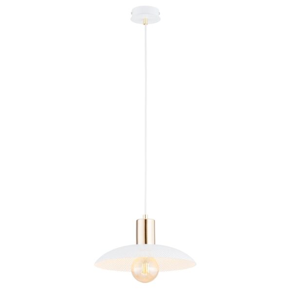 Emibig Luster SPIRIT 230V 15W MAX LED E27 Čelik Bijela
