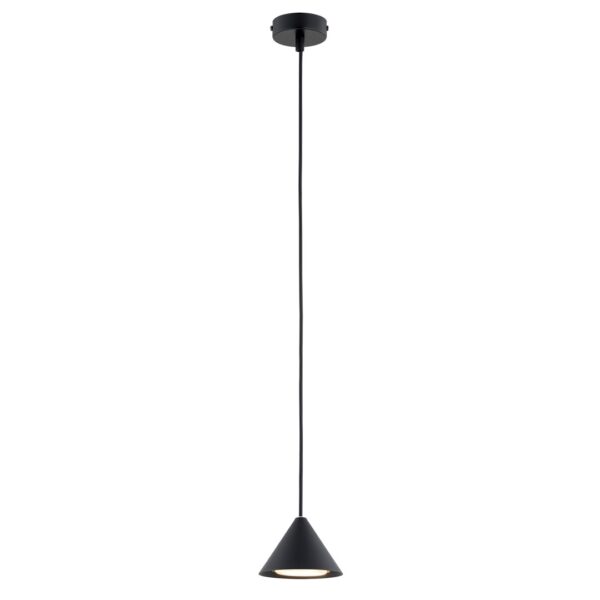 Emibig Visilica ELIT 230V 10W MAX LED GX53 Čelik Crna/ Zlatna
