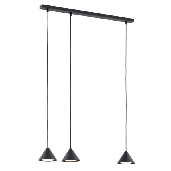 Emibig Visilica ELIT 230V 10W MAX LED GX53 Čelik Crna/ Zlatna