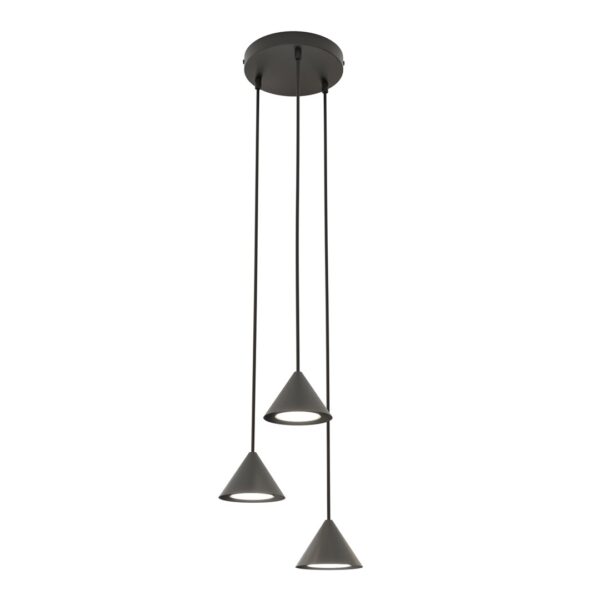 Emibig Visilica ELIT 230V 10W MAX LED GX53 Čelik Crna