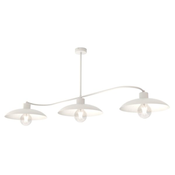Emibig Luster FOSTER 230V 15W MAX LED E27 Čelik Bijela