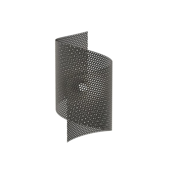 Emibig Zidna lampa SPIRAL 230V 8W MAX LED G9 Čelik Crna