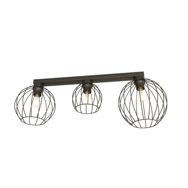 Emibig Stropna svjetiljka NEST 230V 15W MAX LED E27 Čelik Crna