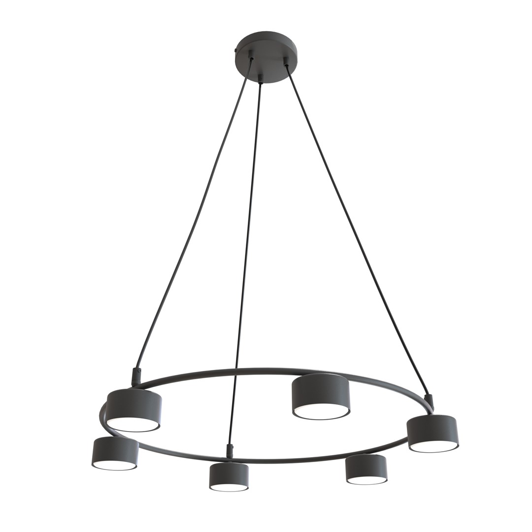 Emibig Visilica STARLIT 230V 10W MAX LED GX53 Čelik Crna - Slika 2