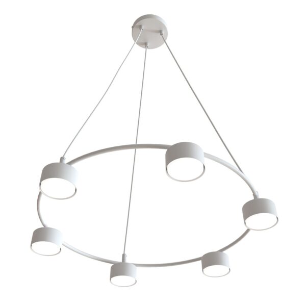 Emibig Visilica STARLIT 230V 10W MAX LED GX53 Čelik Bijela