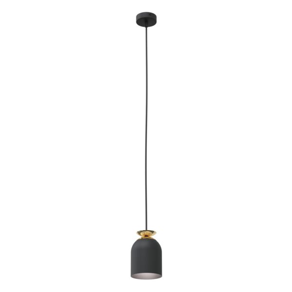 Emibig Visilica TARGET 230 V 15W MAX LED E27 Čelik Crna