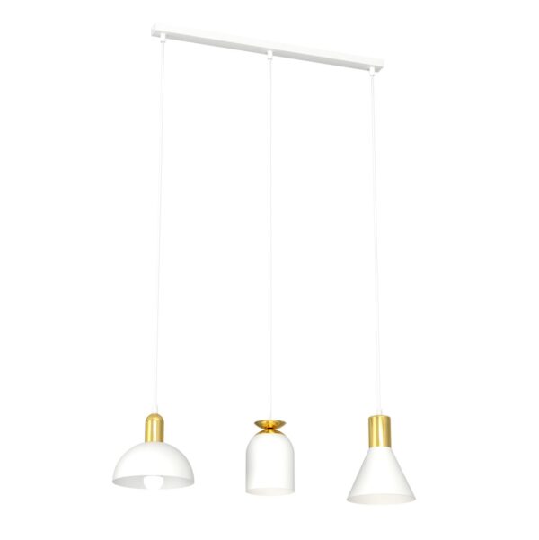Emibig Visilica FOX 230 V 15W MAX LED E27 Čelik Bijela