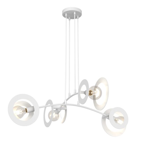 Emibig Visilica EUFORIA 230 V 15W MAX LED E27 Čelik Bijela