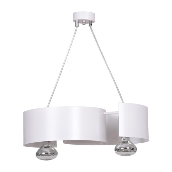 Emibig Visilica VIXON 230V 15W MAX LED E27 Čelik Bijela