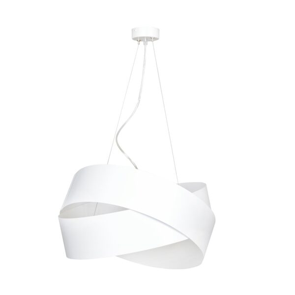 Emibig Visilica VIENO 230V 15W MAX LED E27 Čelik Bijela