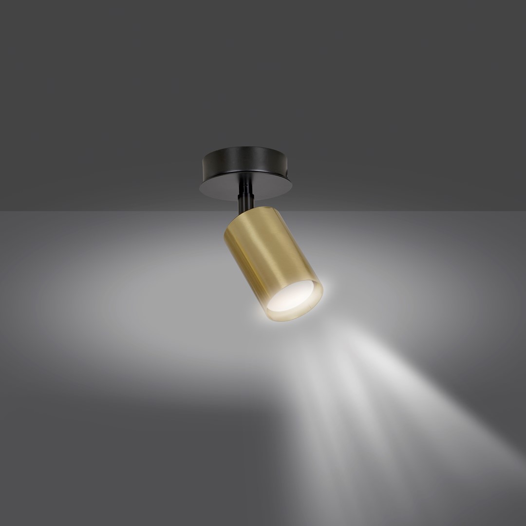 Emibig Stropna svjetiljka ZEN 230V 10W MAX LED GU10 Čelik Crna - Slika 2