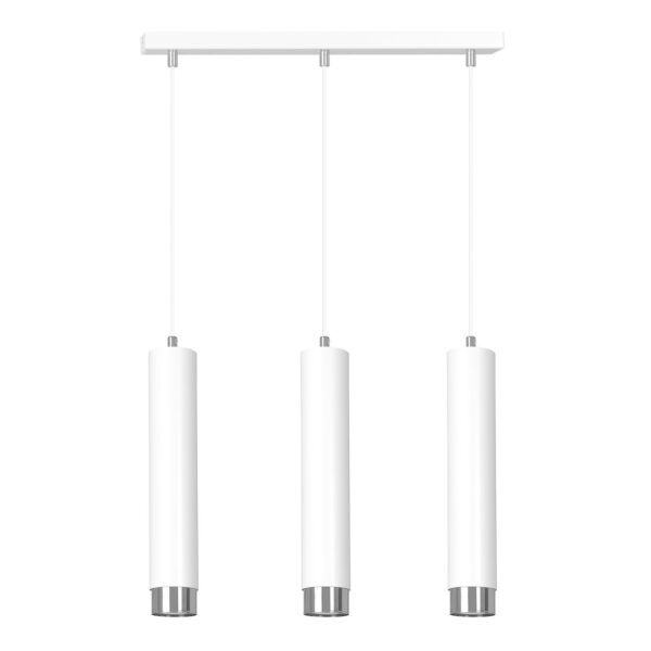 Emibig Visilica KIBO 230V 10W MAX LED GU10 Čelik Bijela/ Srebrna