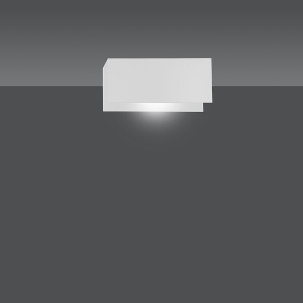 Emibig Zidna lampa GENTOR 230V 15W MAX LED E27 Čelik Bijela