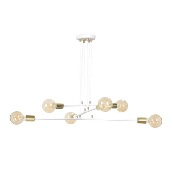 Emibig Visilica VESIO 230V 10W MAX LED E27 Čelik Bijela