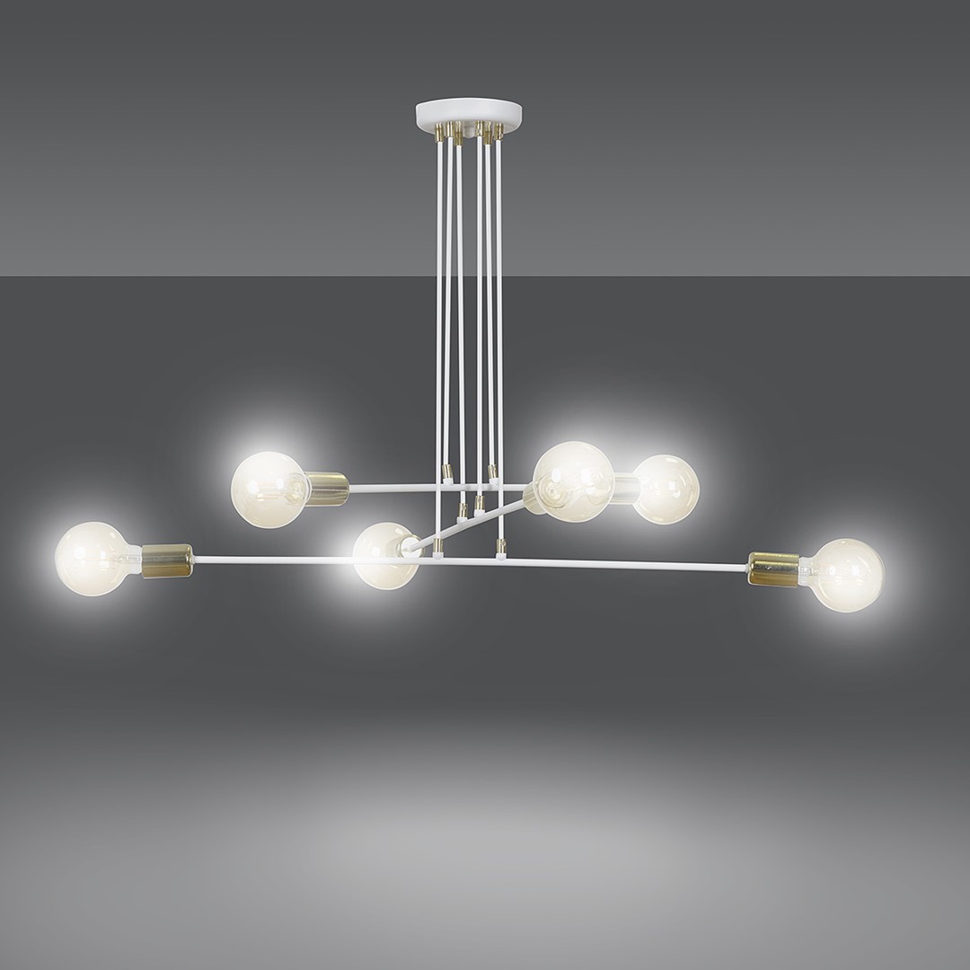 Emibig Visilica VESIO 230V 10W MAX LED E27 Čelik Bijela - Slika 2