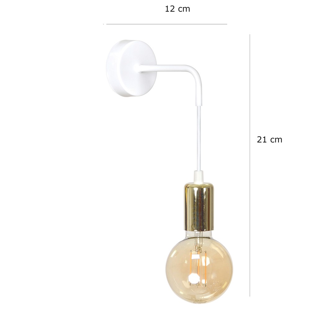 Emibig Visilica VESIO 230V 10W MAX LED E27 Čelik Bijela - Slika 3
