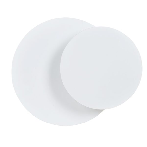Emibig Zidna lampa CIRCLE 230V 8W MAX LED G9 Čelik/ Šperploča Bijela