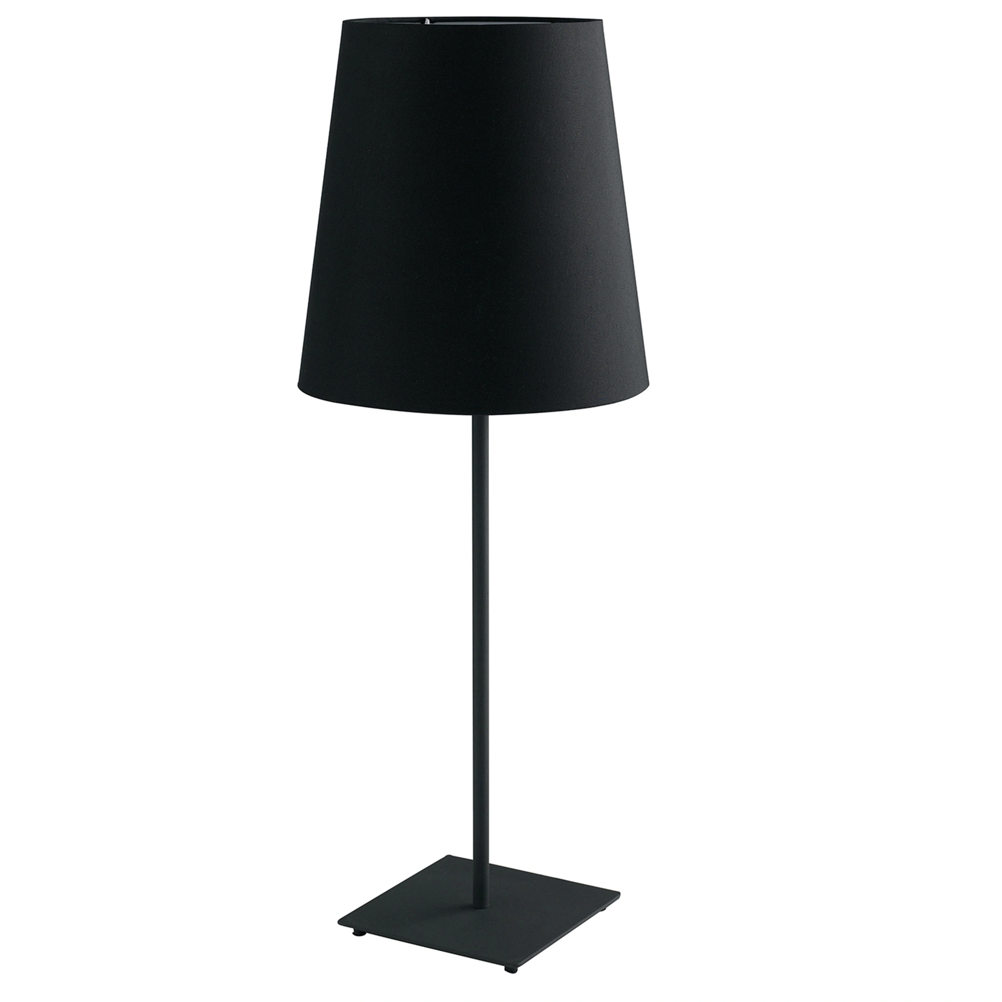 Luce Design Stolna lampa ELVIS 1xE27 Metal/Tekstil Crna