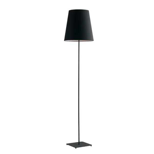 Luce Design Podna lampa ELVIS 1xE27 Metal/Tekstil Crna