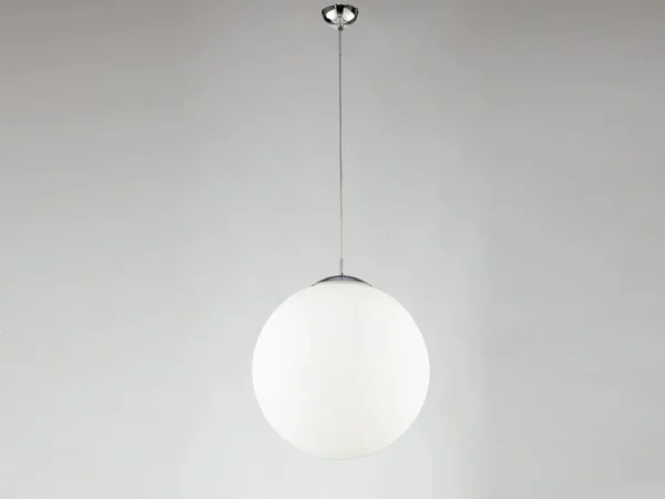 Luce Design Visilica 1xE27 Staklo/Metal Bijela/Krom