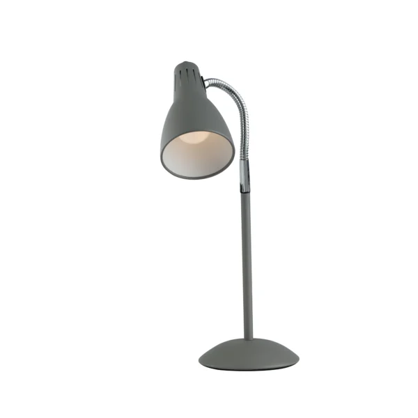 Luce Design Stolna lampa LOGIKO 1XE14 Metal Siva