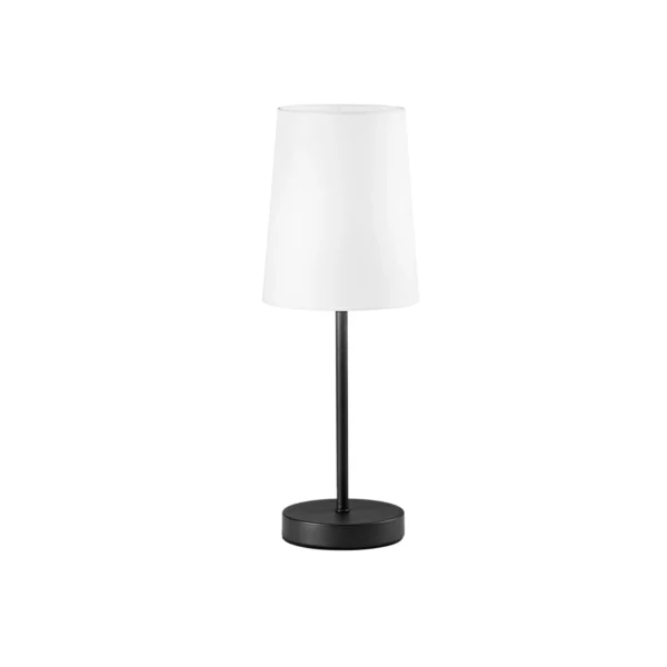 Luce Design Stolna lampa SALLY 1xE14 Metal/Tkanina Crna