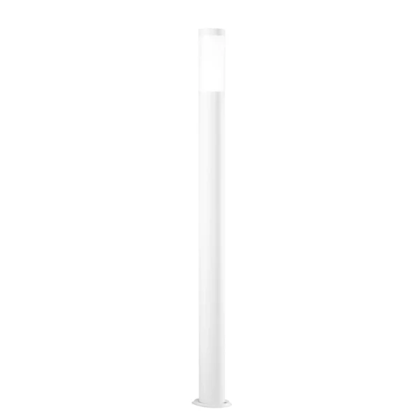 Intec Vanjska LED podna svjetiljka TOKYO 1xE27 1100mm Inox Bijela