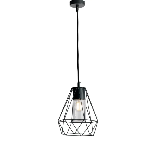 Intec Viseća vanjska lampa MANDALA 1xE27 Ø220mm Metal Antracit