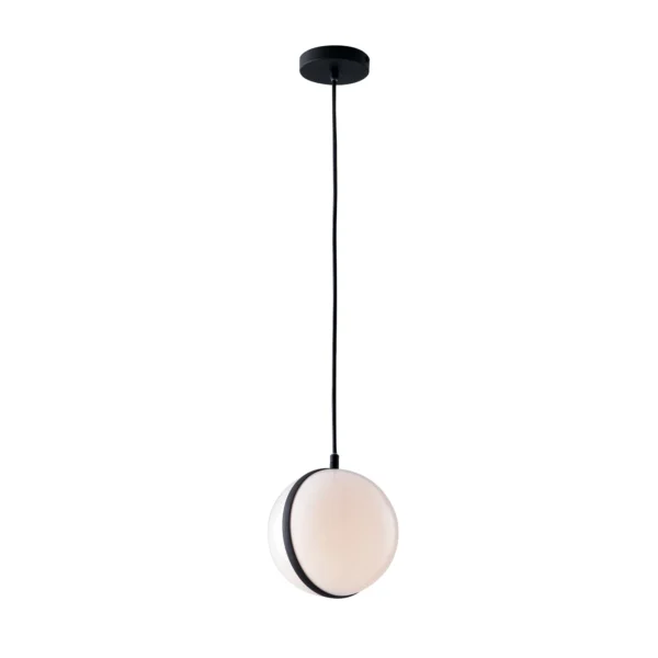 Intec Vanjska viseća lampa ORBIT 1xE27 1300mm Aluminij/Akril Crna