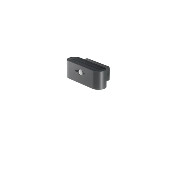 Intec Solarna LED zidna svjetiljka sa senzorom ALBERT 2.5W 4000K Aluminij Antracit