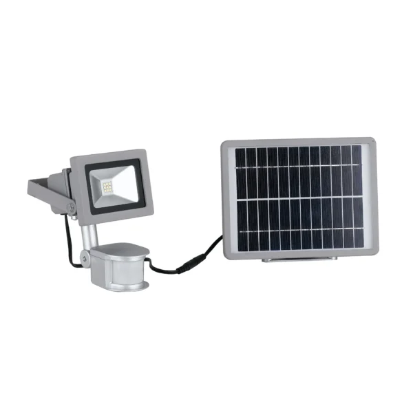 Intec Solarni LED reflektor sa senzorom ELIOS 1x9W 5000K Aluminij Antracit