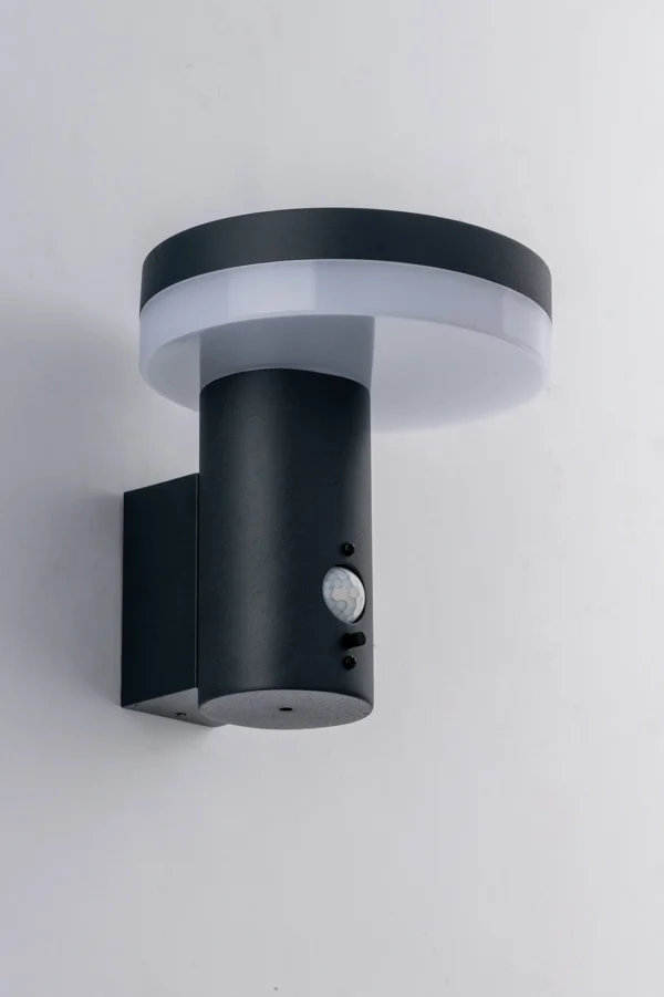 Intec Zidna solarna LED lampa ENYA 5W 4000K Aluminij Antracit