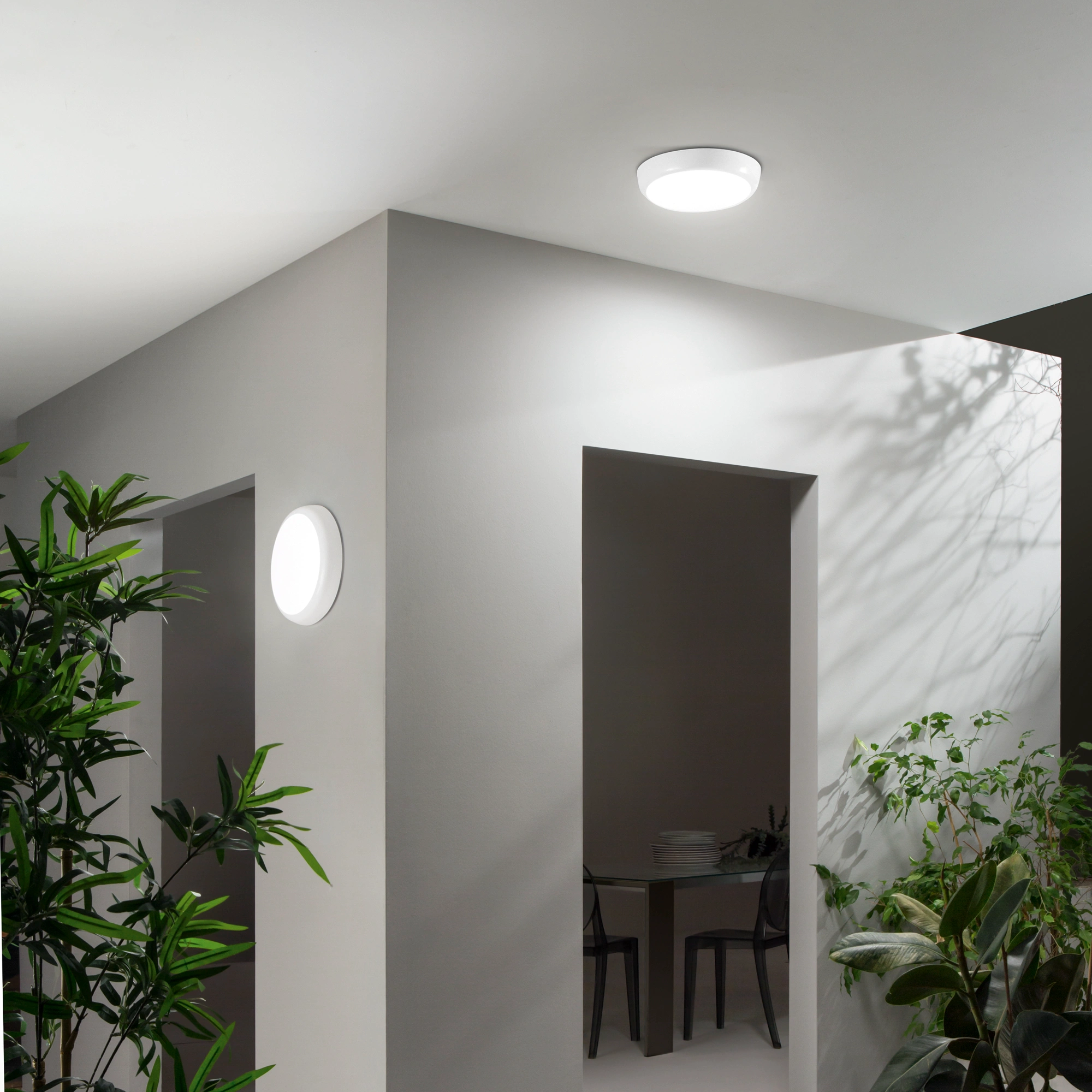 Intec LED plafonjera sa senzorom HUBLOT SENS 18W 3000/4000/6500K PC Bijela - Slika 3