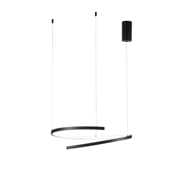 Luce Design Viseća lampa  MOMA 38W 3000/4000/6500 Crna