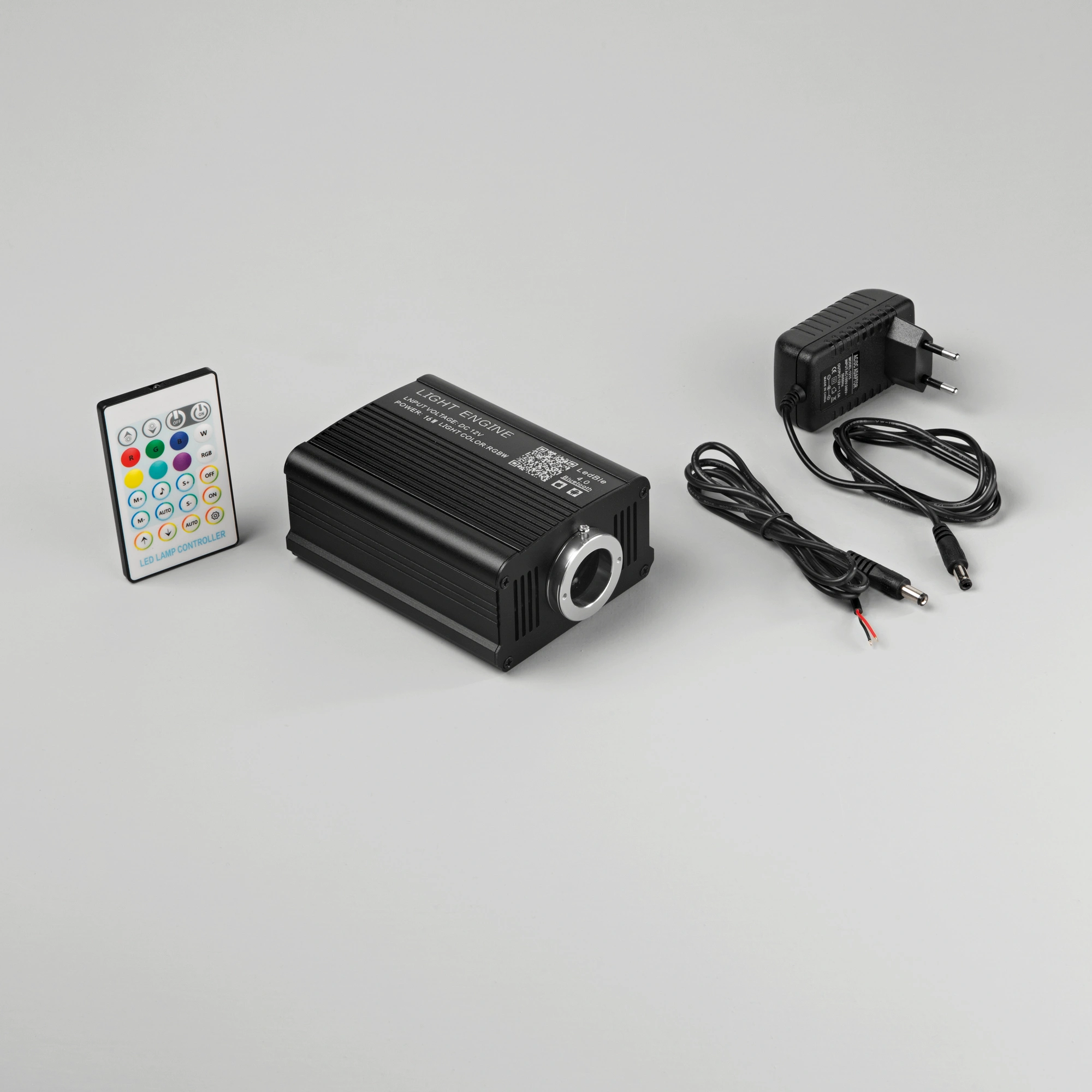 LED izvor svjetla za optička vlakna RGB + 4000K 16W DC12V + Adapter 220V Twinkle effekt - Slika 2