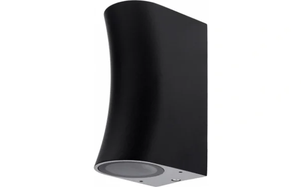 Optonica Zidna lampa 2xGU10 Aluminij Crna